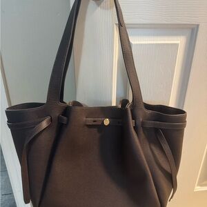 Tory Burch Large Romy Leather Tote Bag